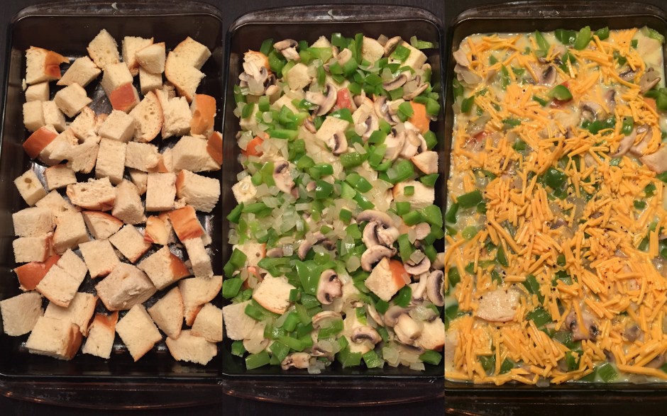 Veggie Egg Bake Steps