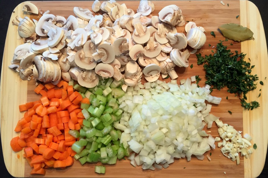 Prepped Mushroom Barley Soup