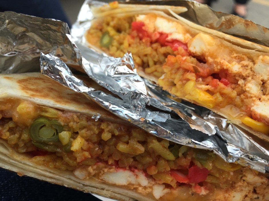 Biryani Burrito with Paneer